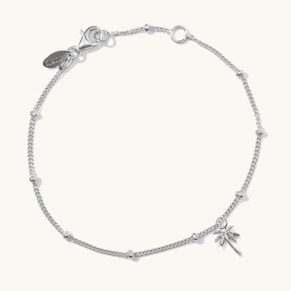 Palm Tree Bracelet Silver